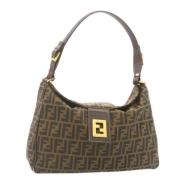 Fendi Vintage Pre-owned Canvas fendi-vskor Black, Dam