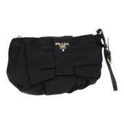 Prada Vintage Pre-owned Tyg prada-vskor Black, Dam