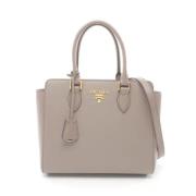 Prada Vintage Pre-owned Laeder prada-vskor Beige, Dam