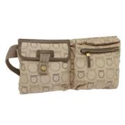 Salvatore Ferragamo Pre-owned Pre-owned Canvas crossbodyvskor Beige, U...