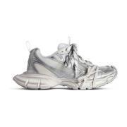 Balenciaga Vita/Silver Damessneakers Gray, Dam