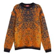 Diesel Abstrakt Acid Rain Jersey Multicolor, Herr