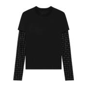 Givenchy Svart T-shirt för män Black, Dam