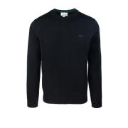 Lacoste Elegant Merinoulltröja Black, Herr