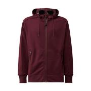 C.p. Company Diagonal Raised Fleece Hoodie Tröja Purple, Herr