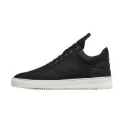 Filling Pieces Låg Top Ripple Basic Svart Black, Herr