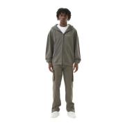 Filling Pieces Dragkedja Hoodie Chrome Gray, Herr