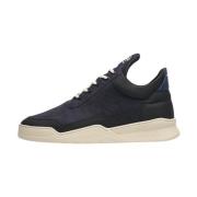 Filling Pieces Låg Top Ghost Tweek Navy Blue, Herr