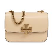 Tory Burch Axelväska Eleanor Liten Beige, Dam