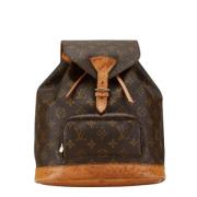 Louis Vuitton Vintage Pre-owned Canvas ryggsckar Brown, Dam