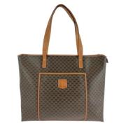 Celine Vintage Pre-owned Canvas handvskor Brown, Dam