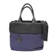 Prada Vintage Pre-owned Tyg prada-vskor Purple, Dam