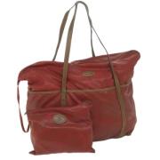 Gucci Vintage Pre-owned Belagd canvas gucci-vskor Red, Dam