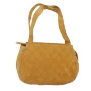 Chanel Vintage Pre-owned Mocka handvskor Yellow, Dam