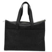 Bottega Veneta Vintage Pre-owned Laeder totevskor Black, Dam