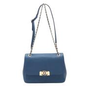 Chanel Vintage Pre-owned Laeder chanel-vskor Blue, Dam