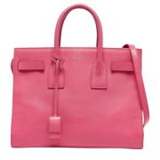 Yves Saint Laurent Vintage Pre-owned Laeder axelremsvskor Pink, Dam