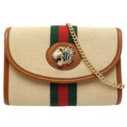 Gucci Vintage Pre-owned Canvas gucci-vskor Beige, Dam