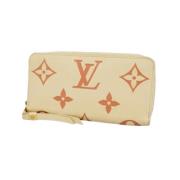 Louis Vuitton Vintage Pre-owned Laeder plnbcker Beige, Dam