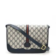 Gucci Vintage Pre-owned Canvas gucci-vskor Blue, Dam