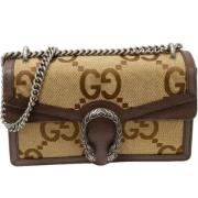 Gucci Vintage Pre-owned Canvas gucci-vskor Brown, Dam