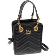 Gucci Vintage Pre-owned Laeder gucci-vskor Black, Dam