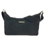 Gucci Vintage Pre-owned Canvas crossbodyvskor Black, Dam