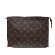 Louis Vuitton Vintage Pre-owned Canvas kuvertvskor Brown, Dam