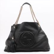 Gucci Vintage Pre-owned Laeder gucci-vskor Black, Dam