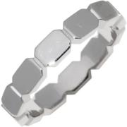 Chanel Vintage Pre-owned Metall ringar Gray, Dam