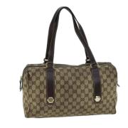 Gucci Vintage Pre-owned Canvas gucci-vskor Beige, Dam