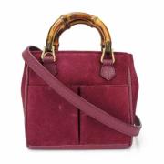 Gucci Vintage Pre-owned Laeder gucci-vskor Purple, Dam