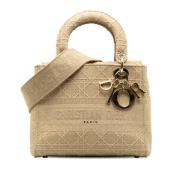 Dior Vintage Pre-owned Canvas dior-vskor Beige, Dam