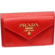 Prada Vintage Pre-owned Laeder plnbcker Red, Dam