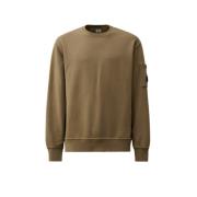 C.p. Company Diagonal Fleece Sweatshirt Brown, Herr