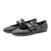 ALOHAS Thekla Svarta Aw24 Ballerina-skor Black, Dam