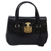 Gucci Vintage Pre-owned Laeder gucci-vskor Black, Dam