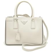 Prada Vintage Pre-owned Laeder handvskor White, Dam