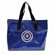 Chanel Vintage Pre-owned Canvas chanel-vskor Blue, Dam