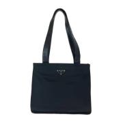 Prada Vintage Pre-owned Canvas totevskor Black, Dam