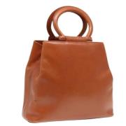 Celine Vintage Pre-owned Laeder handvskor Brown, Dam