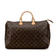 Louis Vuitton Vintage Pre-owned Canvas handvskor Brown, Dam