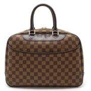 Louis Vuitton Vintage Pre-owned Canvas handvskor Brown, Dam