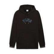 Puma Paris Play Hoodie Bomull Svart Black, Herr