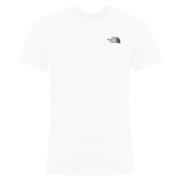 The North Face Vit T-shirt med Hjärtlogo Tryck White, Herr