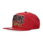 Mitchell & Ness Chicago Blackhawks NHL Champ Snapback Keps Red, Herr