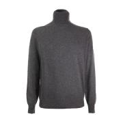 Brunello Cucinelli Kashmir Turtleneck Tröja Grå Stickad Gray, Herr