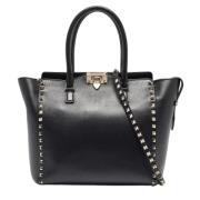 Valentino Vintage Pre-owned Laeder totevskor Black, Dam