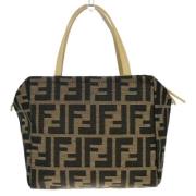 Fendi Vintage Pre-owned Canvas fendi-vskor Brown, Dam