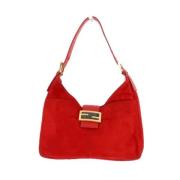 Fendi Vintage Pre-owned Mocka fendi-vskor Red, Dam